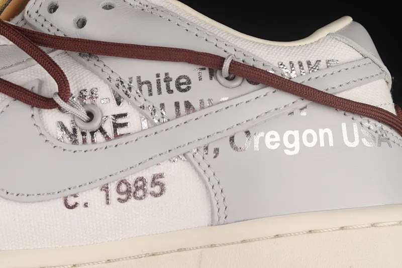 All Categories Nk SB Dunk Series Nk SB Dunk Low Low-top Sneakers Pure Original Version OF x Nk Dunk Low OW White Gray Casual Sports Skateboard Shoes DM1602-102